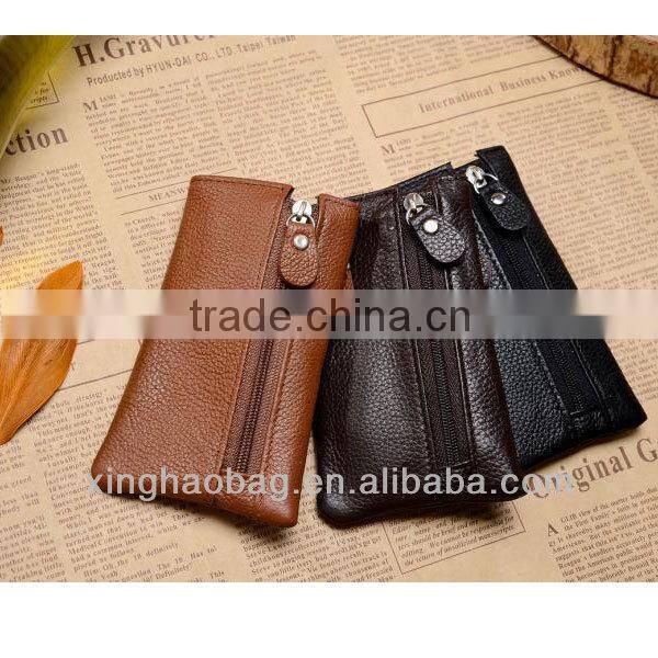 Cowhide leather bag high quality bag key holder 2014