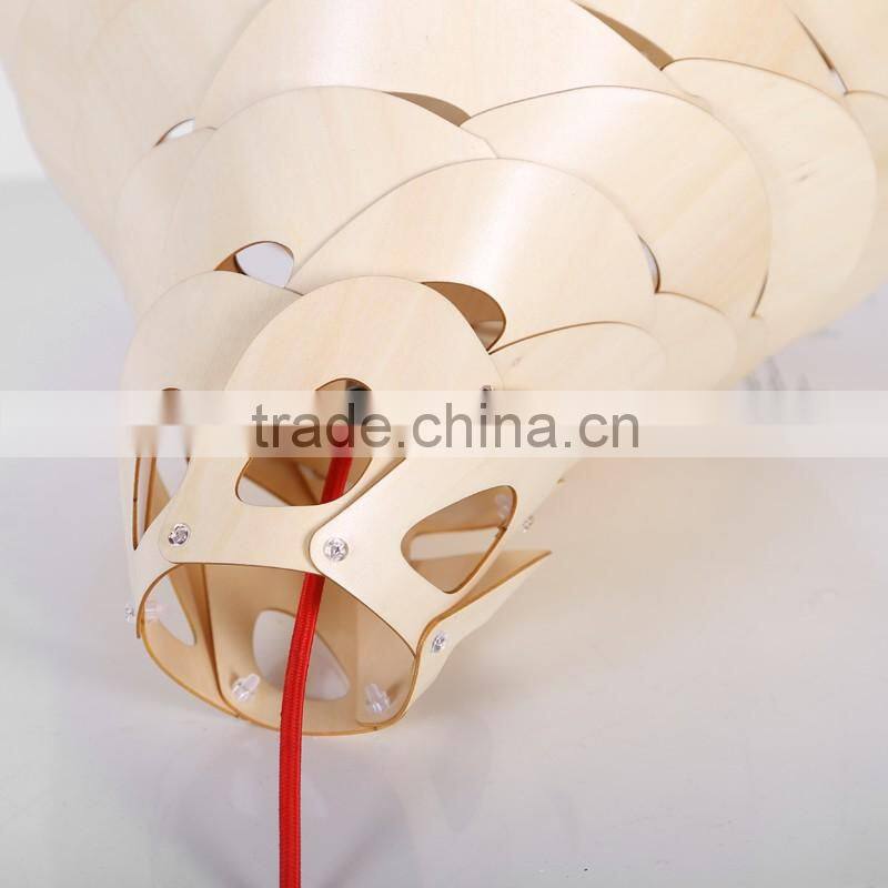 LED pendant light JK-8005B-30 wooden lamp modern pendant light for home sigle pendant