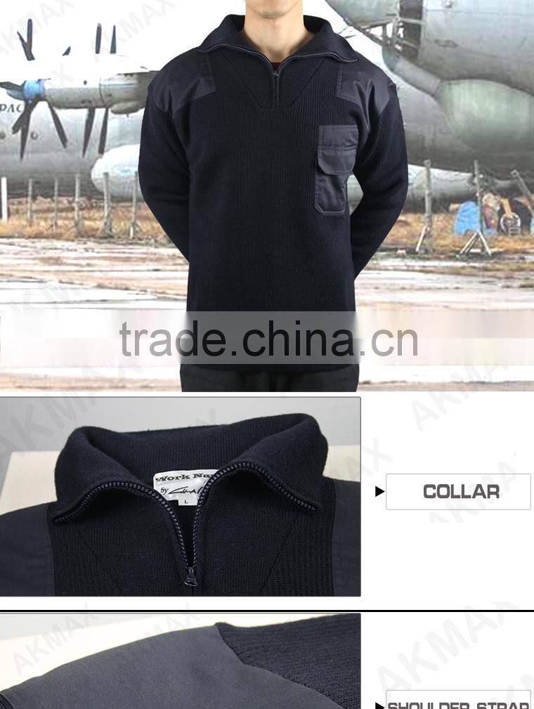 Navy Sweater Military Men Sweater Army Commando Sweater