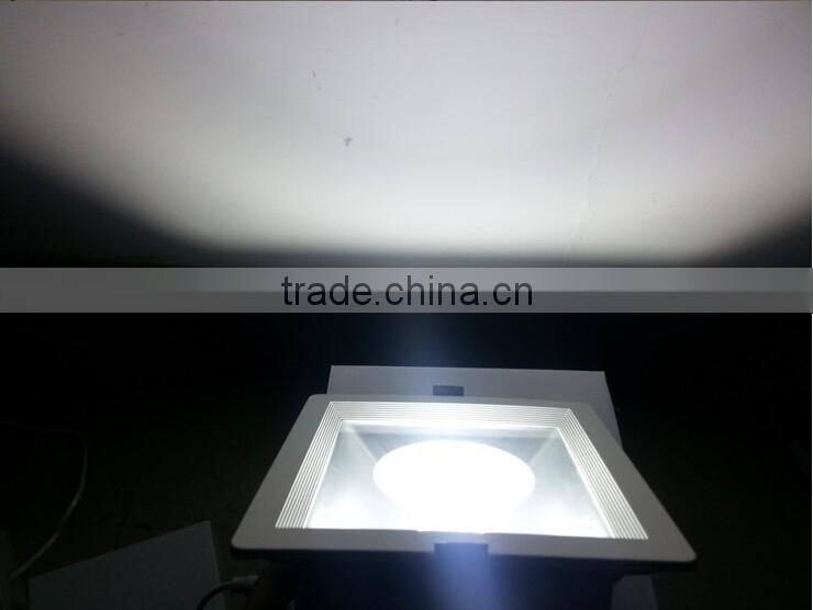 Square Die Sasting LED Downlight COB 10w 20w 30w Round LED Ceiling Lamp LED Spotlights