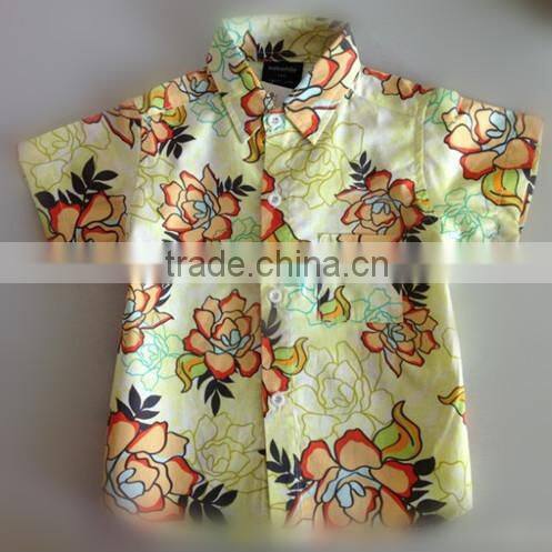 Kids Wear Manufacturer Children Hawaiian Shirt for Kid