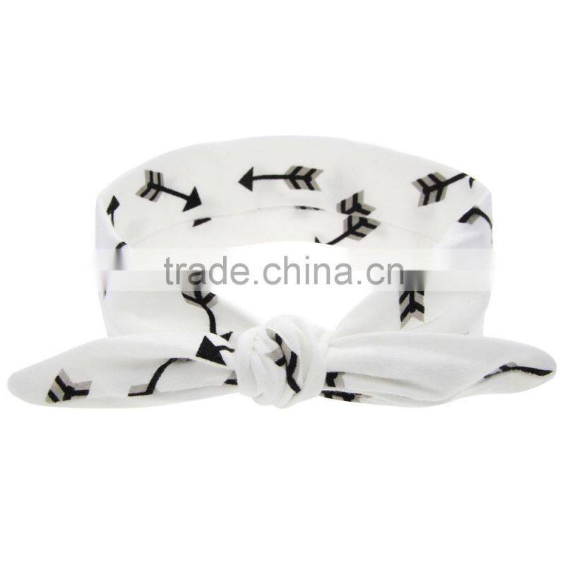 Hot-sales Baby floral Headband Infant Headband Toddler turban Headband cotton kids knotted headband wh-1750
