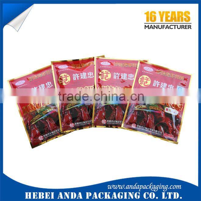 chicken seasoning plastic packaging bags/custom plastic packaging for seasoning sachet