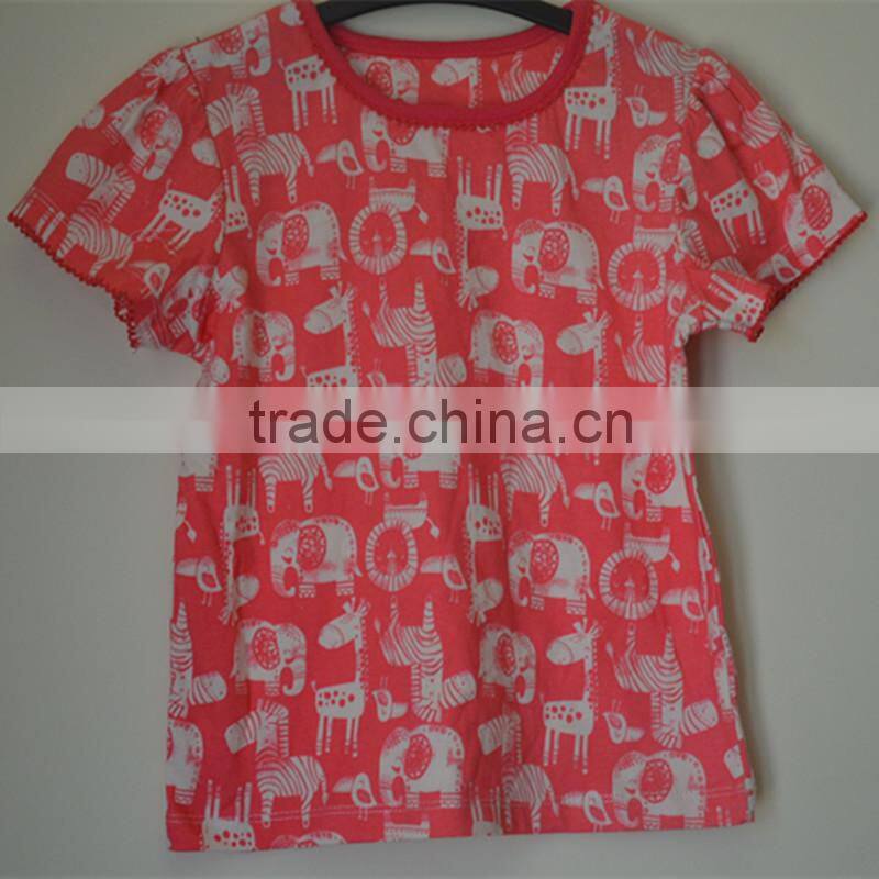 2015 summer girl t-shirt t shirt wholesale china polo girl t-shirtkids wear t-shirt
