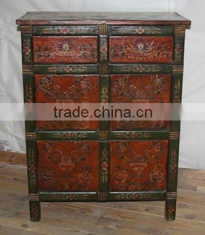 chinese antique Tibetan cabinet
