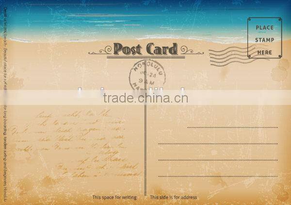 straight cut post card customize & wholesale postcard with factory price
