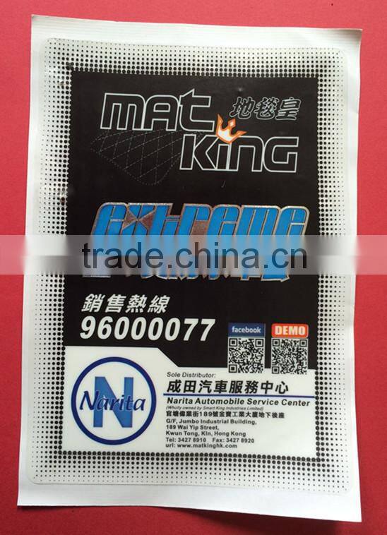 Factory directly custom high quality rectangle logo stickers