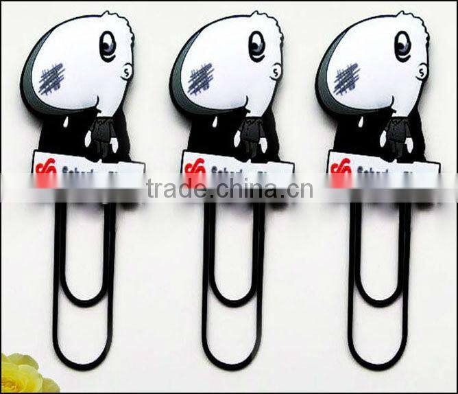 Cute design promotional gift paper clip bookmark