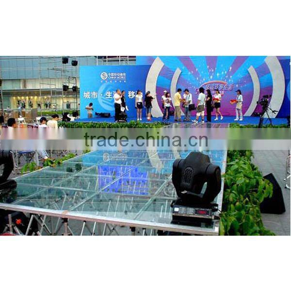 Professional outdoor stage truss design, portable stage for outdoor events