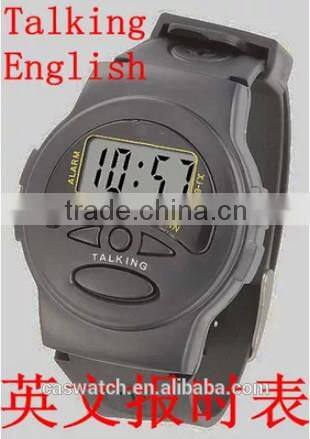 New arrived English Talking watch for kid or old people speaking smart watch with alarm