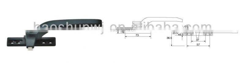 7 shape window handle A-207