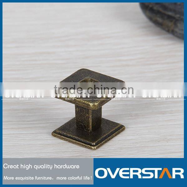 Zinc Alloy Classical Square Furniture Handle Knob