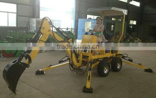 The China largest manufacturer for small towable excavator with engine