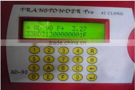 Good feedback for auto transponder chip key programming ad90 transponder key duplicator plus ad90P+ key programmer