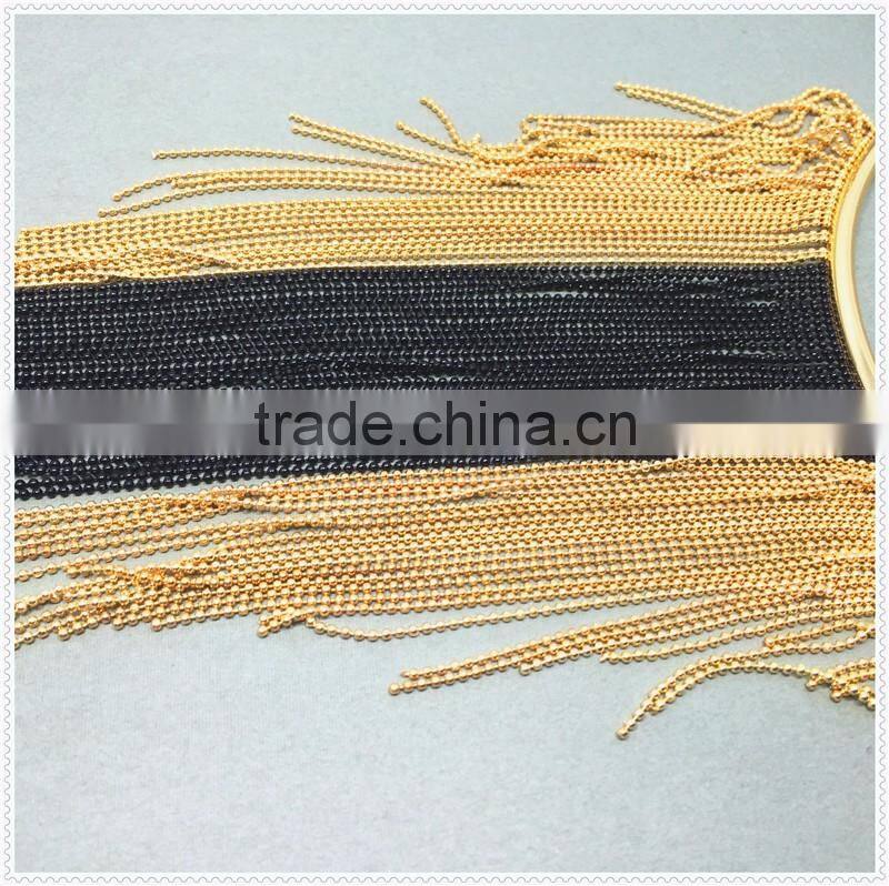 Factory Wholease Fashion Decoration With Peal For Clothes Chain