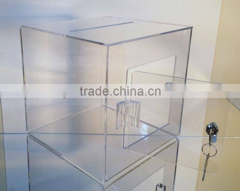 clear acrylic cash tray with locks