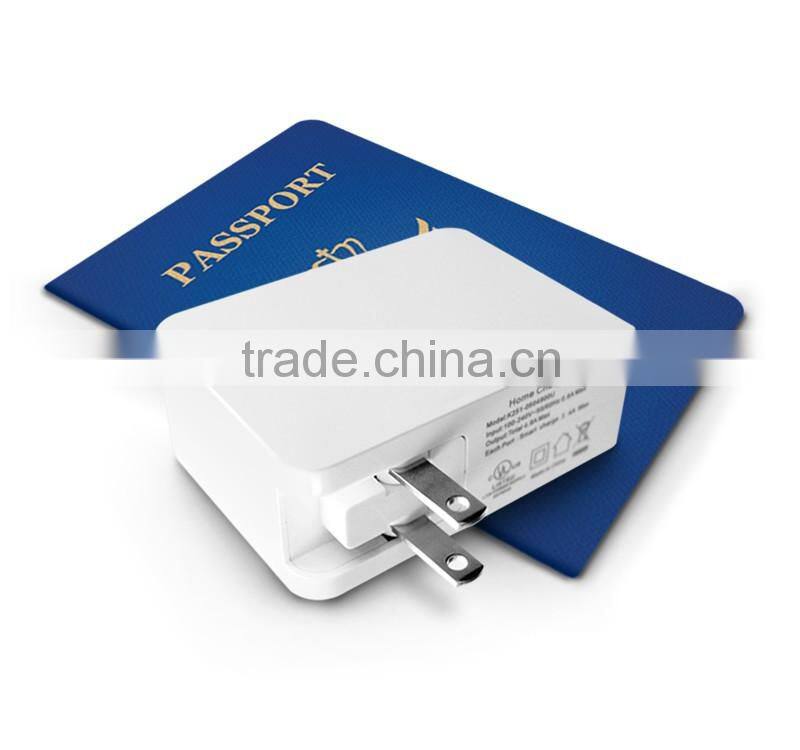 2016 factory price cheap travel multiport USB Charger 4 port notebook charger
