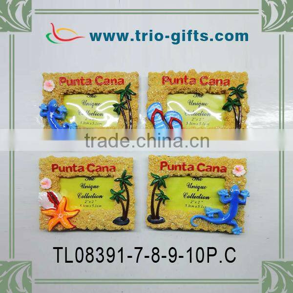 Polyresin Photo Frame With Lizard Decorative