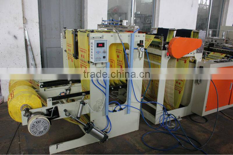 High Speed Hot Cutting T Shirt Bag Machine