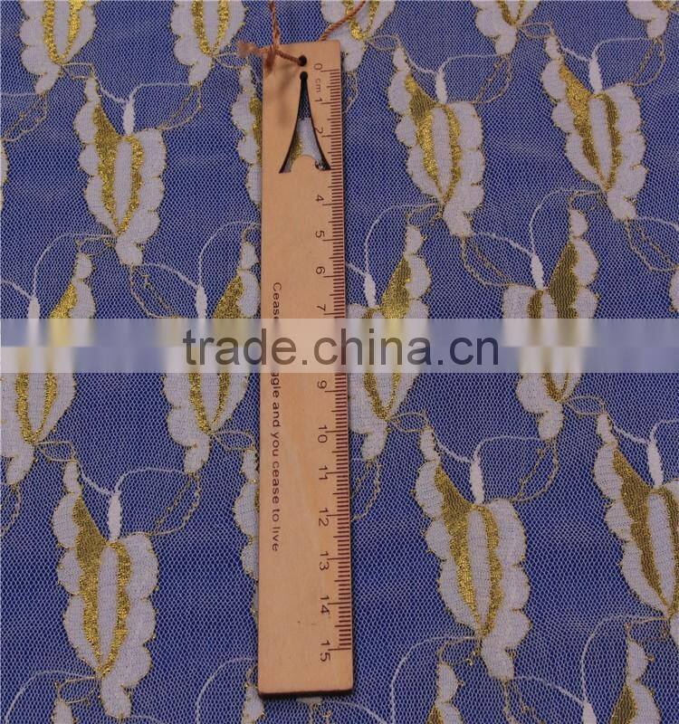 Hot Sales Nigerian African gold george lace style with elastic