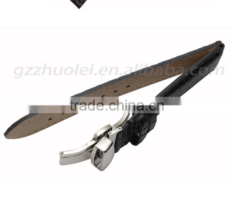 Luxury real snake 20mm leather watch band leather watch strap