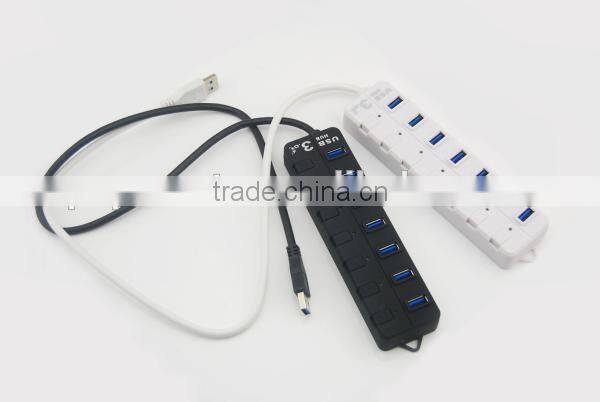 High speed multi 7 ports usb hub 3.0 for PC laptop notebook
