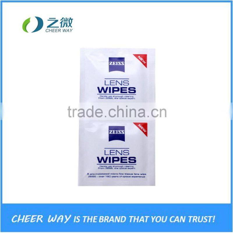 promotional custom logo print twin pack single screen wet wipes