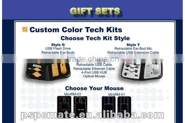 For traveling use and promotion wholesale popular comouter accessories kit computer usb set