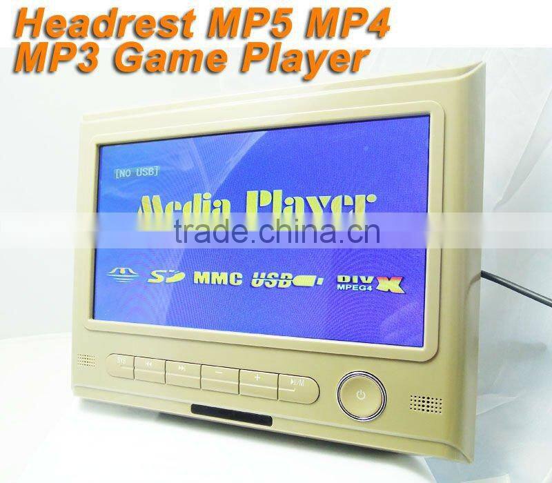 Headrest mounted dvd headrest monitor 9 inch on sale