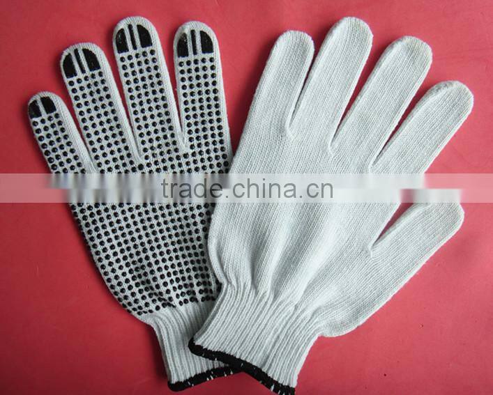 Strong and durable industrial PVC cotton gloves
