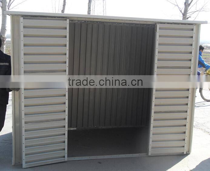 Prefab Storage Steel Garden Shed / Outdoor Garden Cabin