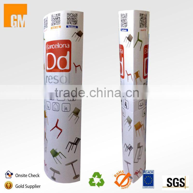 Cardboard Totem Display Paper Totem Kiosk Display Standee