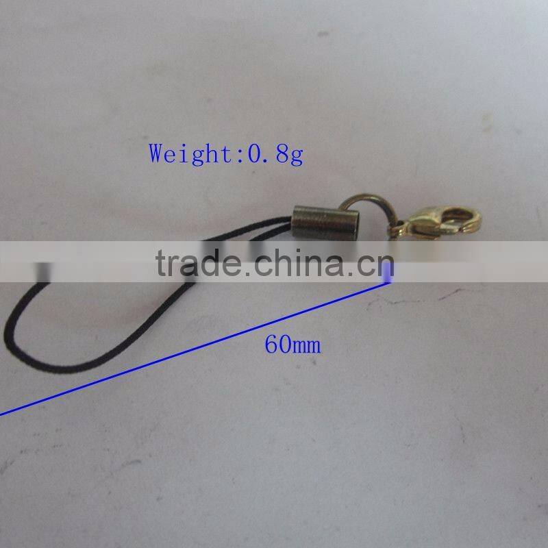 Custom purely hand made nylon cell phone strap with snap hook for sale