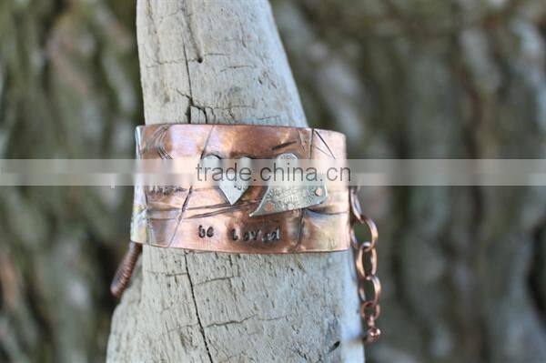 Men daily wear leather skull bracelet