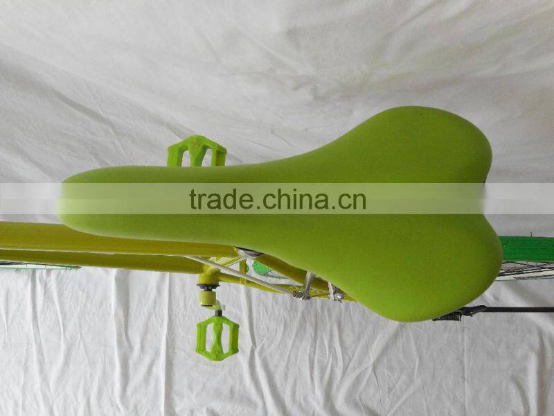 Cheap single speed steel frame material wholesale fixie bike/bicycle