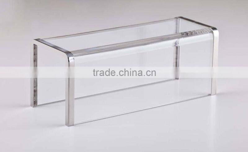 Customized wooden belt wallet display racks