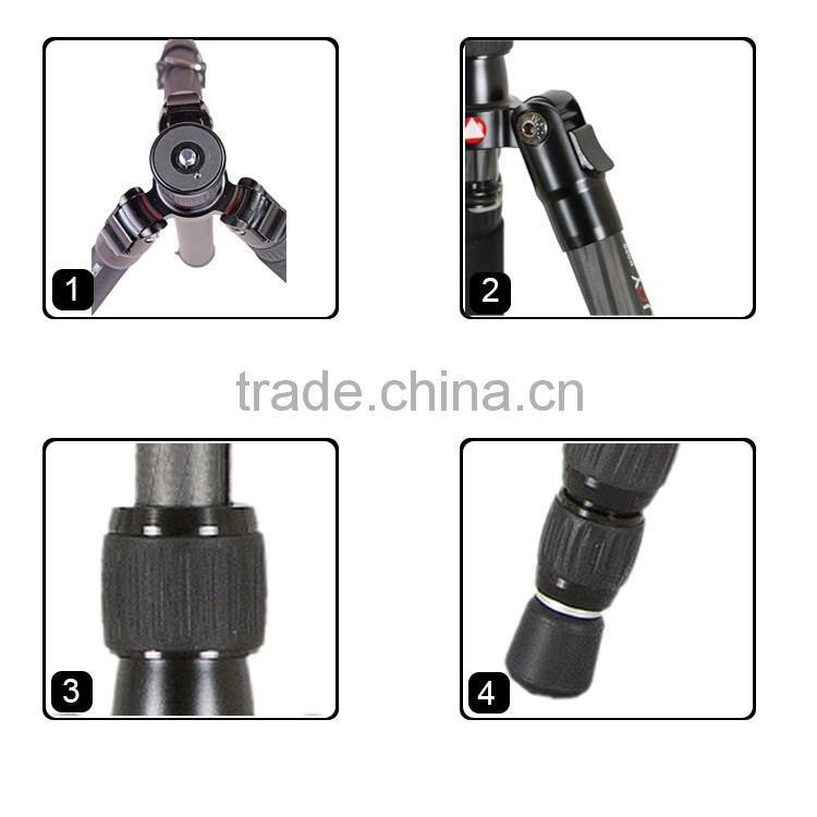Carbon fiber light tripod,camera tripod manufacturers K029B+V00