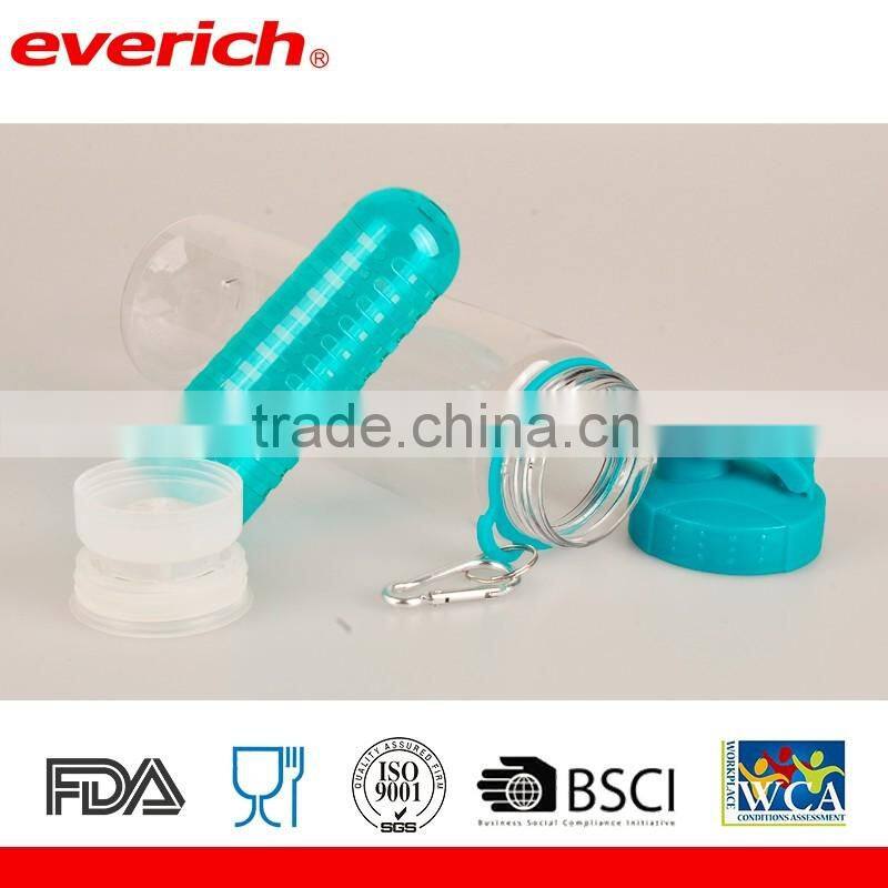 Sport Water Bottle with Fruit Infuser - Made with Tritan