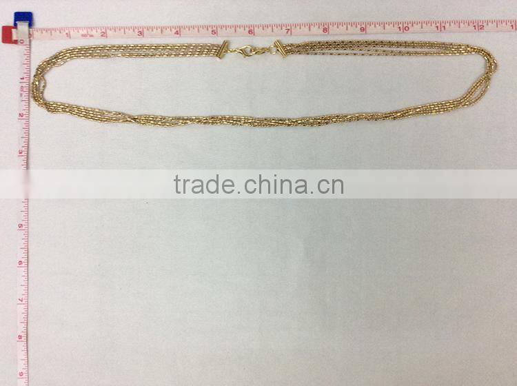 Factory Wholesale Gold Plated Jewelry Necklace Doll Pendant Necklace