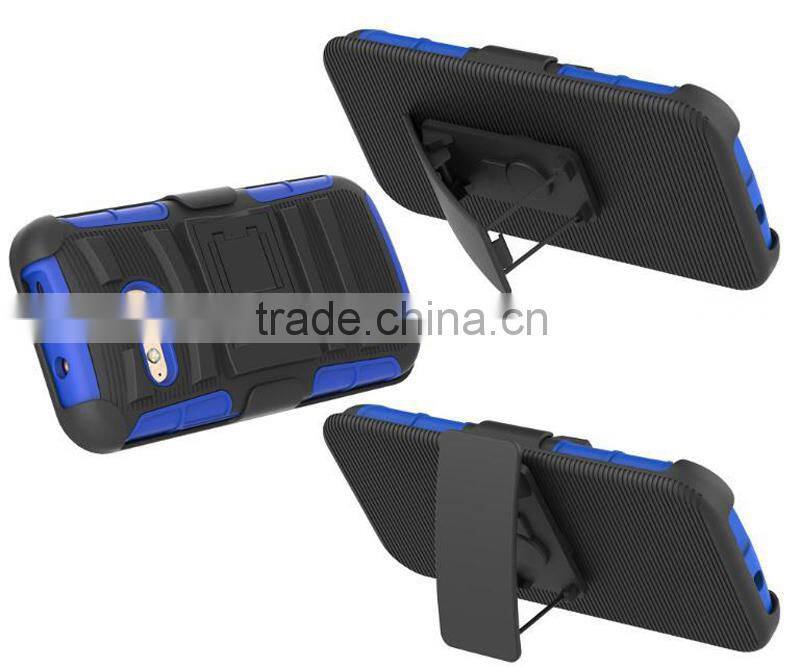 For HTC One M8 mini hybrid shockproof holster cover