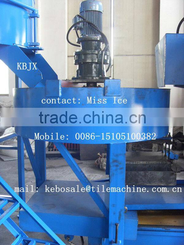 KB-125C pressure & vibration table concrete roof tile machine
