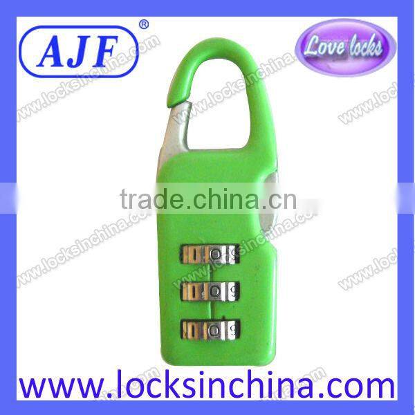AJF best digital luggage combination bag lock for travel bag or luggage bag