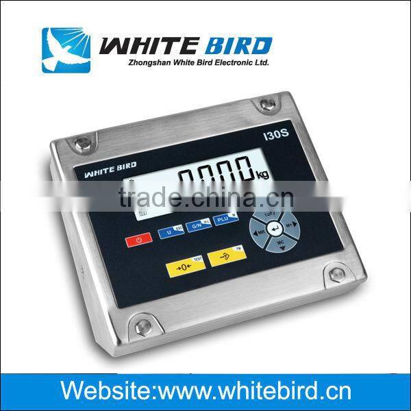 Weight indicator,I30, RS232C ABS housing, High backlight display, with an adapter, 6000 divisions