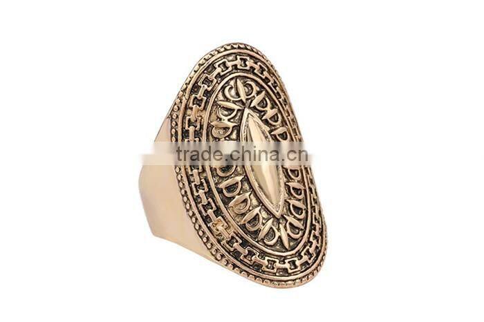 Vintage graven jewelry zinc alloy evil eye latest gold ring designs