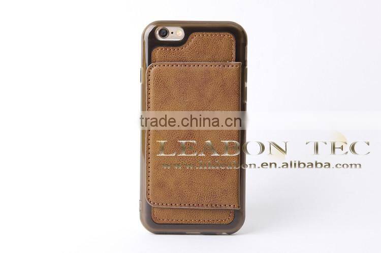 manufacturing high quality leather cell phone case for iphone 6s