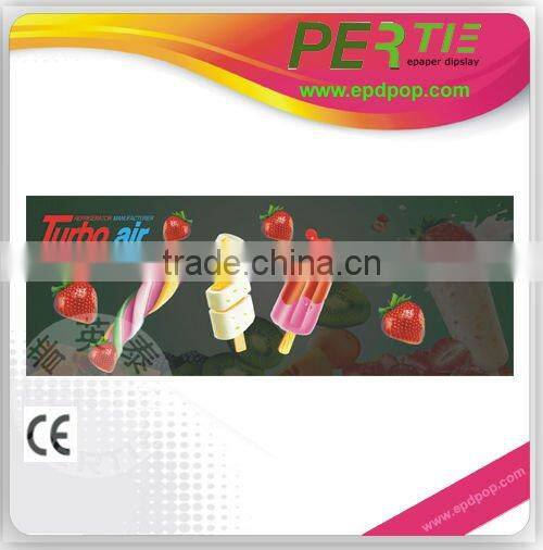 digital signage wall mount pop display rack epd screen epop e paper display circular display promotional cards