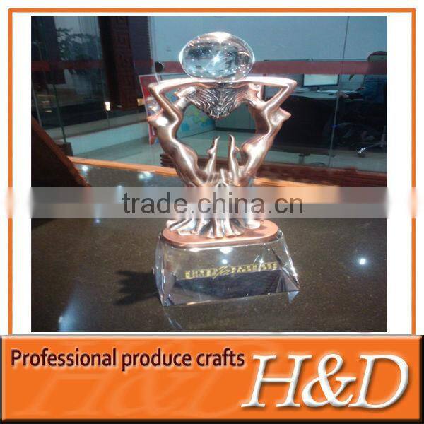 metal oscar trophy b103 small size customized