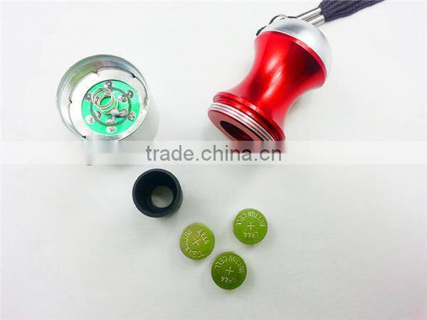 GS-8016S Aluminum stamp shaped 6 led pocket torches pass CE and ROHS