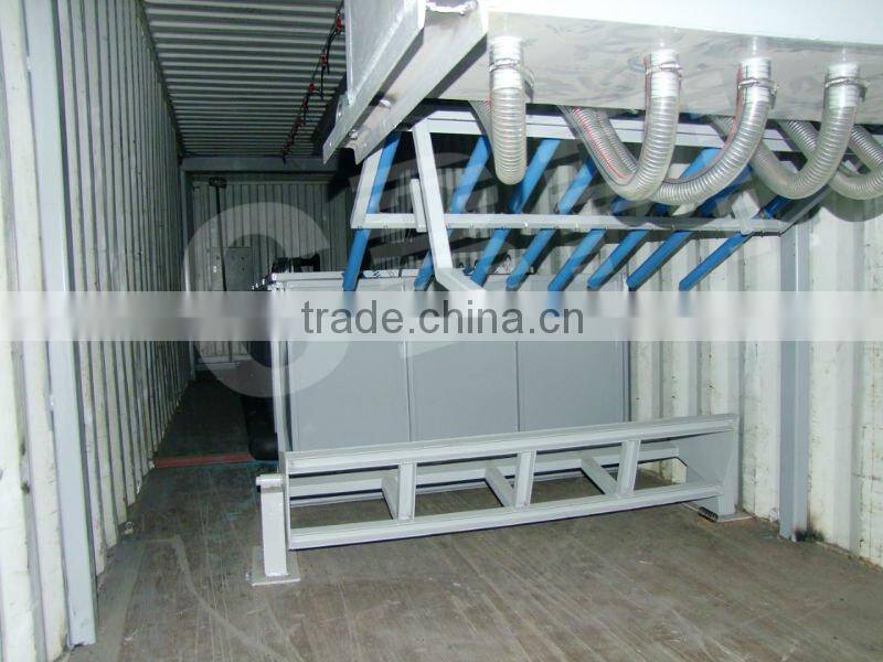 Containerized mobile ice plant to make ice with easy operation in 40 HQ