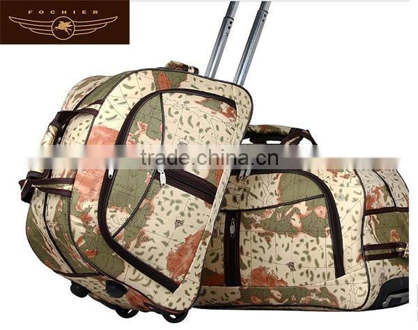 Fatastic plastic hard case bag trolley